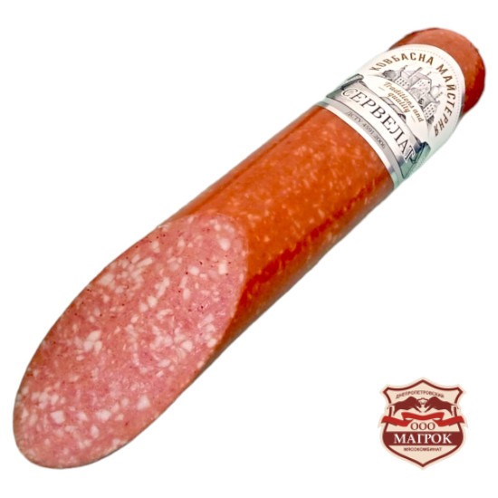 Сервелат в/с в/к (Вак.цел 0,45 кг)  нк ТМ Ковбасна майстерня
