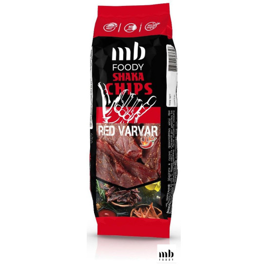 "Shicken Чіпси "Red varvar" курячі 80 г/10 шт.TM MB Foody