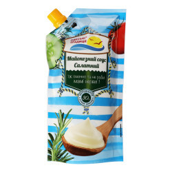 Майонезний соус "Салатний" дой-пак 300 г / 25 шт ТМ "Одеські традиції"