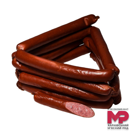 Ковбаски Стрілецькі н/к 1/г порц  0,4 кг ХМР
