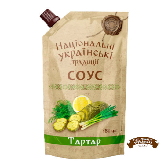 Соус "Тартар" 30% дой/пак 180 г / 20 шт ТМ НУТ