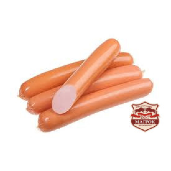 Сосиски хот-дог 1с (17 см) з птиці (Газ-1,1)ТМ "Магрок "