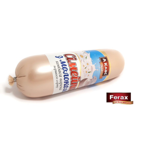 Ковбаса Сімейна з молоком вар. 1/с в поліаміді (Д80)