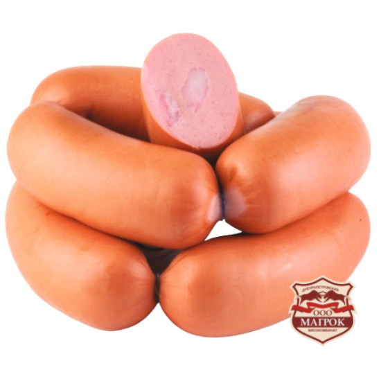 Сардельки Люкс з птиці  в/с (Газ 1,0 кг) ТМ "Магрок "