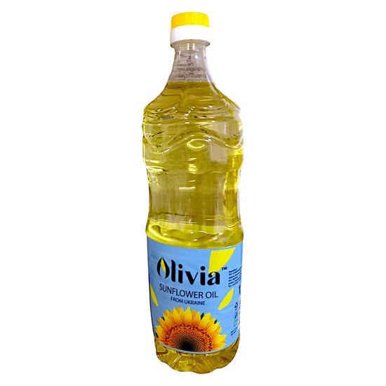 "Олія соняшникова РАФІНОВАНА  1 л (920 г) 15 шт ТМ ОЛІВІЯ
