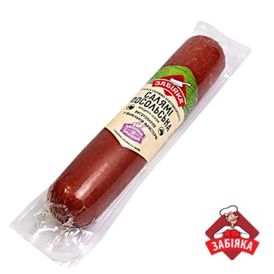 Салямі Посольська, нк в/с (вакуум 0,45 кг) ТМ "Забіяка" Регал