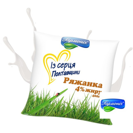 Ряжанка 4% плівка 0,4кг 21 доба, шт
