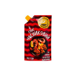 Соус "Часниковий" дой-пак 180 г / 35 шт ТМ "Одеські традиції"