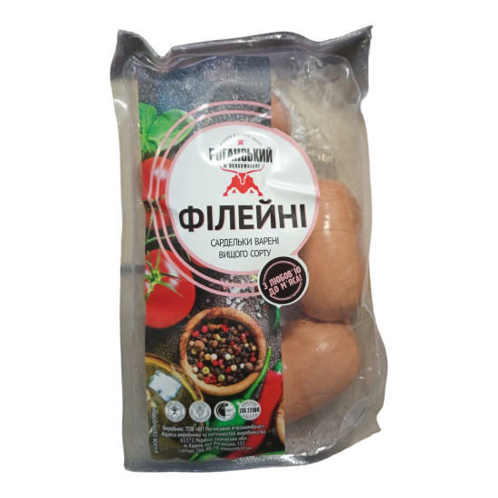 Сардельки Філейні вар. в/с ТМ Роганський