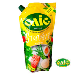 Майонез "Столовий" 67% дой-пак 500 г / 20 шт Оліс