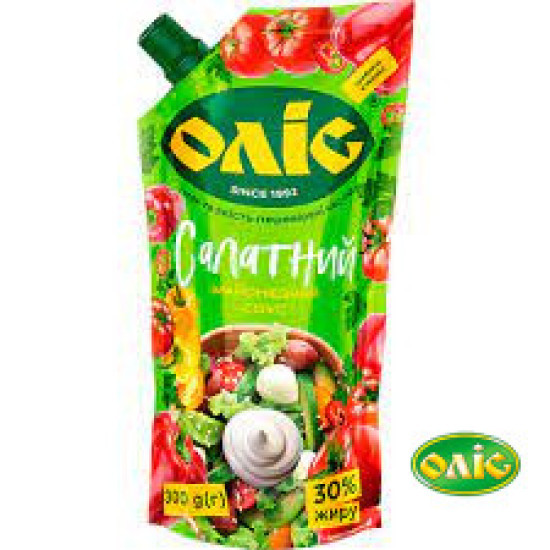 Майонезний соус "Салатний" 30% дой-пак 300 г / 30 шт Оліс