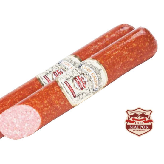 Салямі Коньячна  в/с  в/к (Вак.цел 0,45 кг) нк ТМ "Магрок" Регал