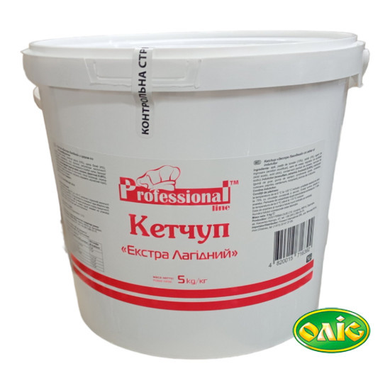 Кетчуп "Екстра Лагідний"  відро 5,0 л ХоРеКа Pl