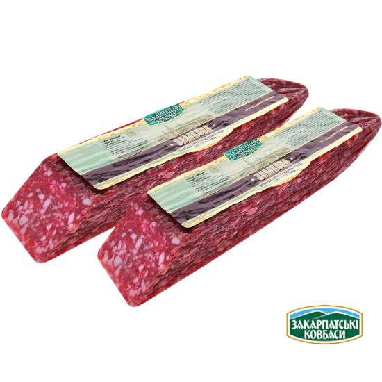 Замкова  с/к 1/с (прес.порц 0,25 кг)  свк ТМ"Закарпатські ковбаси" Регал