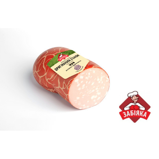 Оригінальна з салом 1г ( газ 1/2 б.) варена ТМ "Забіяка"