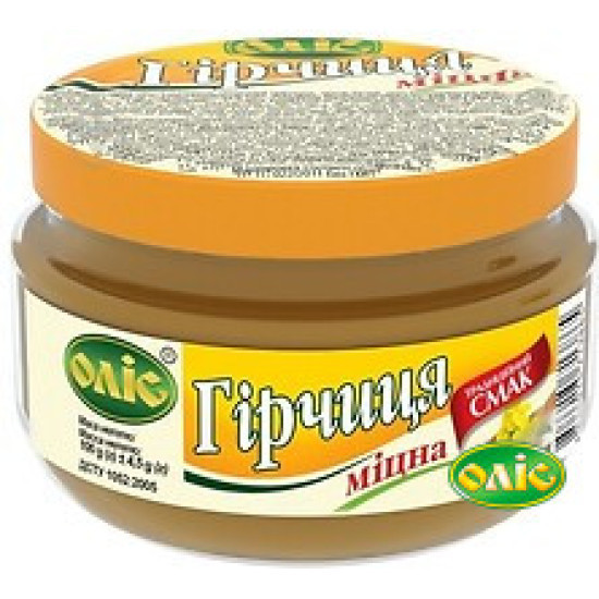 Гірчиця "Міцна" п/б 0,1 кг / 24 шт тг Оліс