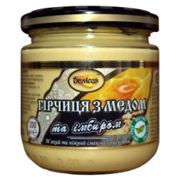 "Гірчиця з медом та імбиром ск/б 200 г / 20 шт ВХС