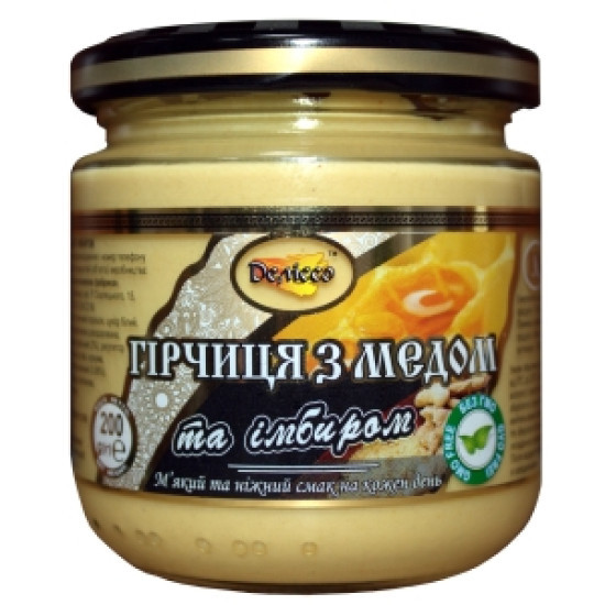 "Гірчиця з медом та імбиром ск/б 200 г / 20 шт ВХС